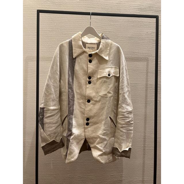 18SS Marc Point Solid Lapel Linen Jacket