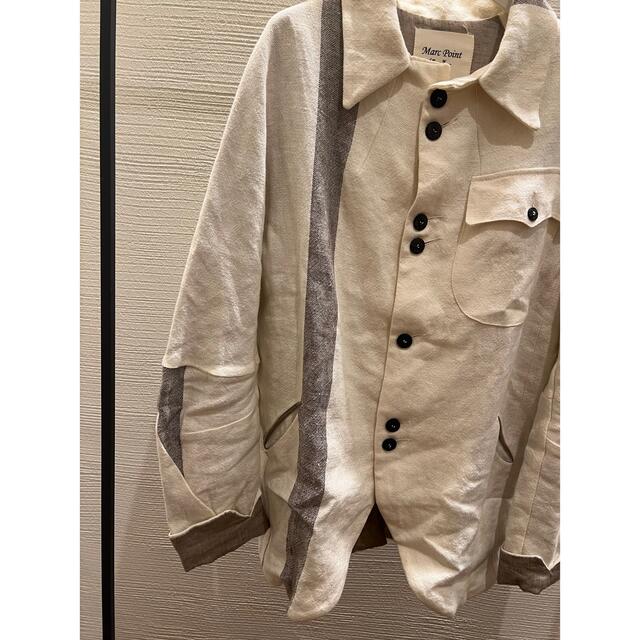 18SS Marc Point Solid Lapel Linen Jacket