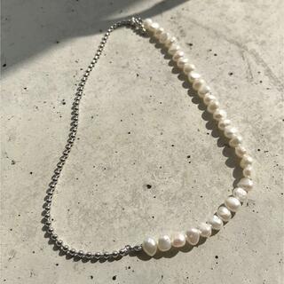 アメリヴィンテージ(Ameri VINTAGE)のPearl metal ball necklace No.632(ネックレス)