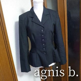 アニエスベー(agnes b.)のagnis b.レディース テーラードジャケットパンツスーツ(スーツ)