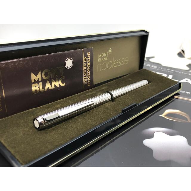 MONTBLANC(モンブラン)の稀な未使用に近い極上の保管品！総プラチナ張りノブレス★No1157★モンブラン製 インテリア/住まい/日用品の文房具(ペン/マーカー)の商品写真