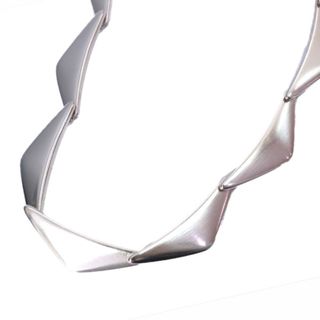 ジョージジェンセン(Georg Jensen)のGeorg Jensen ピーク PEAK トライアングル 三角 13リンク ネックレス 925(ネックレス)