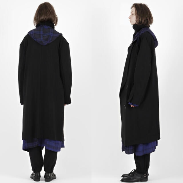 Y's - Y's 21AW フリース ショールカラー コート 黒2の通販 by baum 10