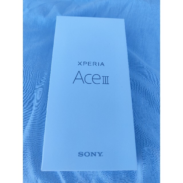 SONY Xperia Ace III SOG08 ブルー　新品未使用品　UQ版