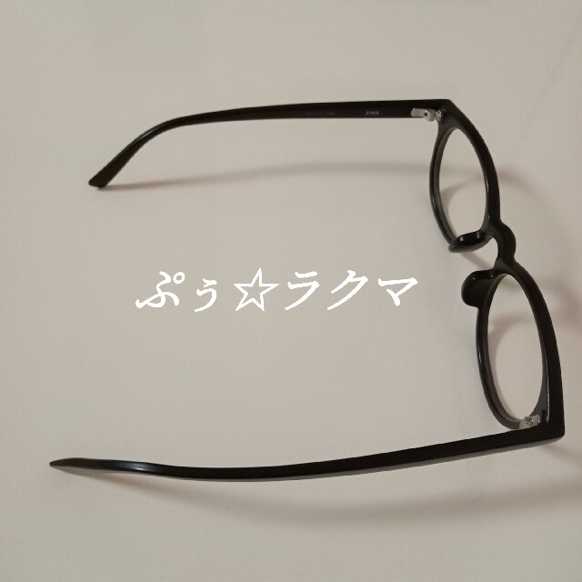 JINS(ジンズ)のJINS ジンズ メガネ 眼鏡 度入り マットブラック レディースのファッション小物(サングラス/メガネ)の商品写真