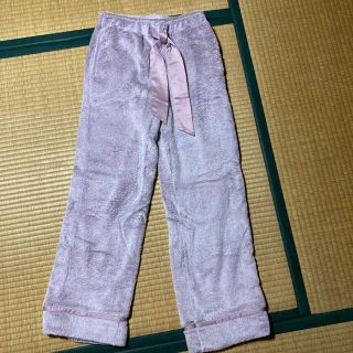 ジーユー(GU)のGUマシュマロフィールラウンジセット(長袖)(ウエストリボン)(パジャマ)