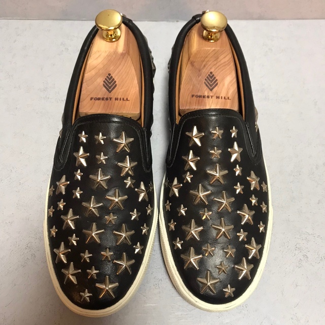 JIMMY CHOO(ジミーチュウ)の美品　jimmy choo スリッポン　スタッズ　37 レディースの靴/シューズ(スニーカー)の商品写真