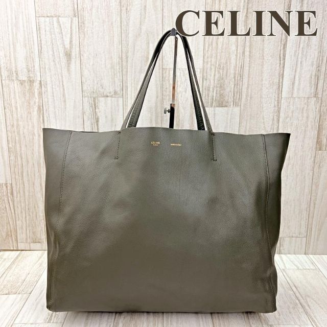 セリーヌ CELINE トートバッグ ホリゾンタルカバ グレー - www ...