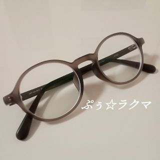 ジンズ(JINS)のジンズ ボストン 眼鏡 度入り 軽量 美品  使用頻度少なめ ブラウン(サングラス/メガネ)