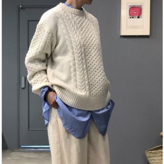 ロンハーマン(Ron Herman)のTOUJOURS Fisherman Sweater トゥジュー アランニット(ニット/セーター)