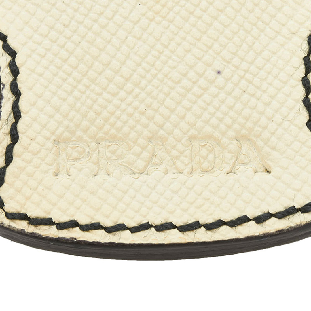 PRADA(プラダ)のプラダ スカル ドクロ 髑髏 キーリング キーホルダー バッグチャーム レザー レディース PRADA 【1-0072275】 レディースのアクセサリー(チャーム)の商品写真