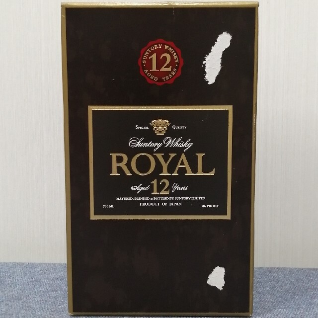 サントリー(サントリー)のサントリーローヤル12年　黒ラベル　700ml43%　未開栓　箱あり③ 食品/飲料/酒の酒(ウイスキー)の商品写真