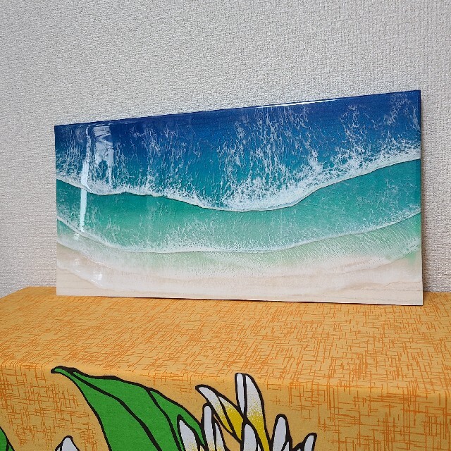 海 レジンアート 南国 の正規取扱店 レジンアート 南国の海 A4 アート/写真