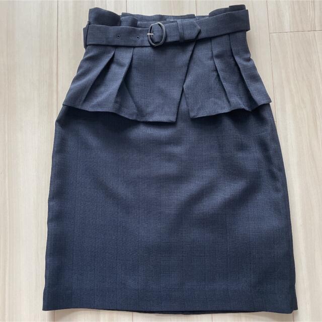 LAISSE PASSE(レッセパッセ)の#レッセパッセウエストベルト付きスカート レディースのスカート(ひざ丈スカート)の商品写真