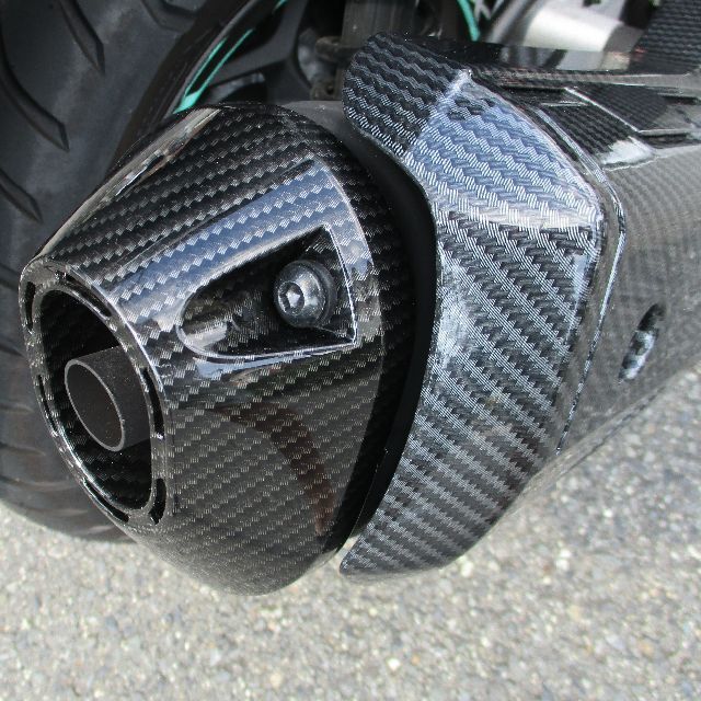 2021年 PCX(JK05/KF47)NEMOエンドキャップカーボン色