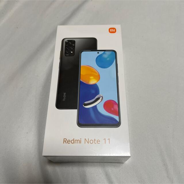 新品未開封 Redmi Note 11 グラファイトグレー 64G