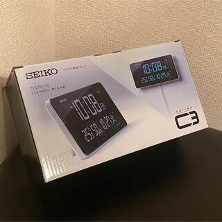 セイコー(SEIKO)のSEIKO デジタル時計 DL208W　LED 置時計 掛け時計 新品(掛時計/柱時計)