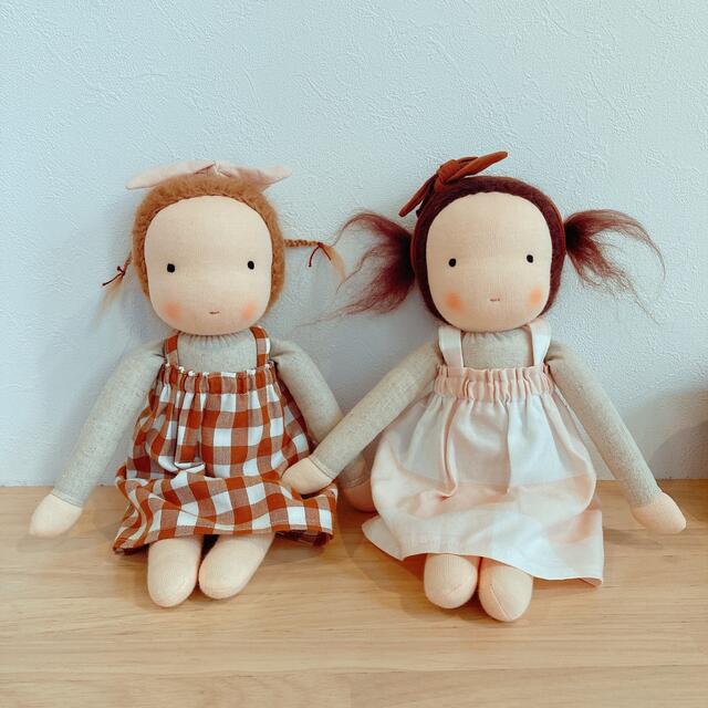 Caramel baby&child (キャラメルベビー&チャイルド)のlittle kin studio Waldorf inspired doll① ハンドメイドのぬいぐるみ/人形(人形)の商品写真