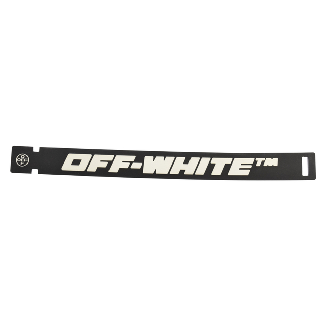 OFF-WHITE オフホワイト INDUSTRIAL THIN BRACELET ブレスレット OMOA015S208510411001 ブラック  | フリマアプリ ラクマ