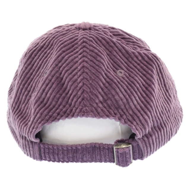 SUPREME シュプリーム 20AW Ripple Corduroy Small Box 6-Panel リップル コーデュロイ スモールボックスロゴキャップ 帽子 パープル