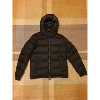 モンクレール(MONCLER)の美品　モンクレール　モンジュネーブル　ブラック　サイズ1  M相当　正規品(ダウンジャケット)