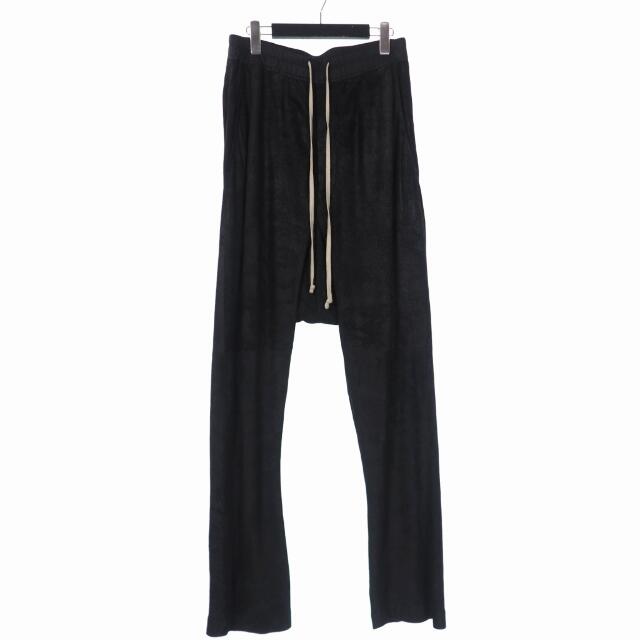 超大特価 Owens Rick - パンツ サルエル レザー デストロイ ドロー 安い販売オンライン rick owens デストロイレザーキャップ drkshdw キャップ