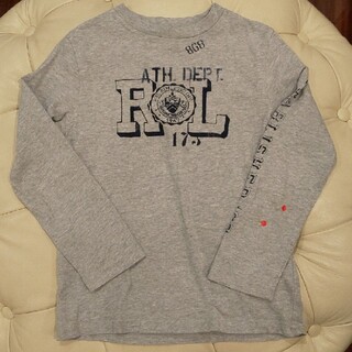 ラルフローレン(Ralph Lauren)のラルフローレン 長袖Tシャツ(ロンT) 120 グレー(Tシャツ/カットソー)