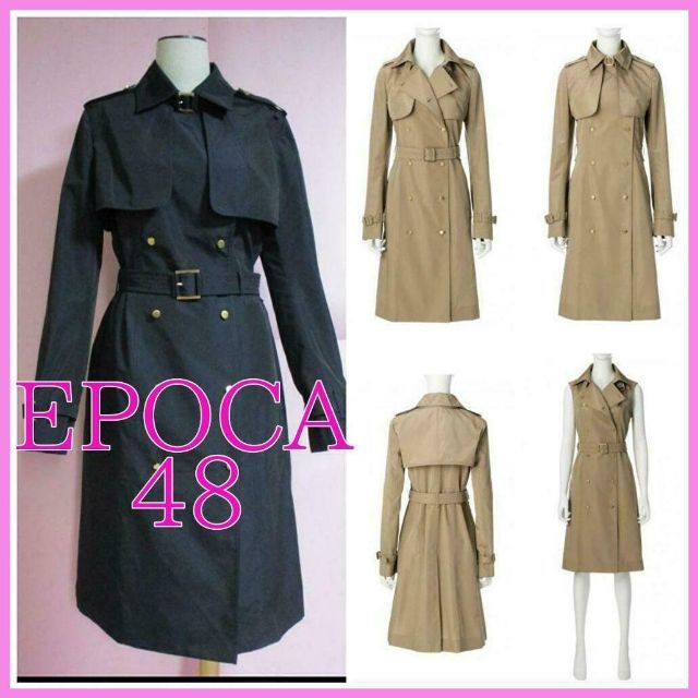 【EPOCA】3wayトレンチコート☆コート　ワンピース　ジレ☆大きい　ゆったり