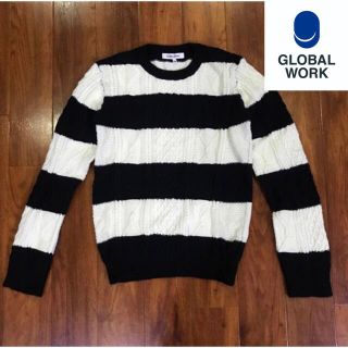 グローバルワーク(GLOBAL WORK)のグローバルワーク　ボーダー　セーター　XXL(ニット)