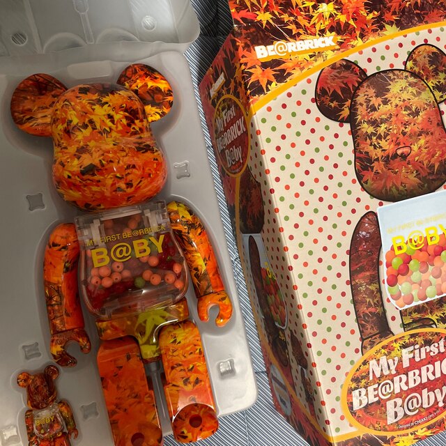 BE@RBRICK B@BY AUTUMN LEAVES 100% & 400% | www.jarussi.com.br