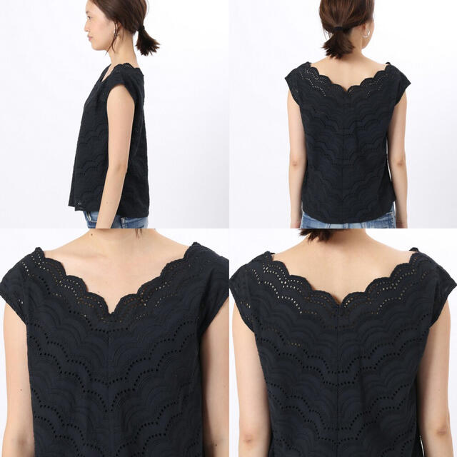 美品 ???? SLOBE IENA レース フレンチリーブ ブラウス