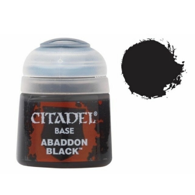 シタデルカラー BASE ABADDON BLACK ベース アバドーンブラック エンタメ/ホビーのテーブルゲーム/ホビー(模型製作用品)の商品写真