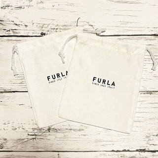 フルラ(Furla)のFURLA フルラ サテン巾着袋 保存袋 小物入れ(ショップ袋)
