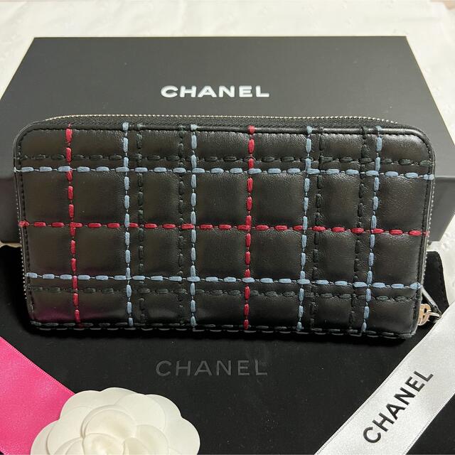 CHANEL - ☆専用☆美品☆ CHANEL シャネル 長財布 カラフルステッチ