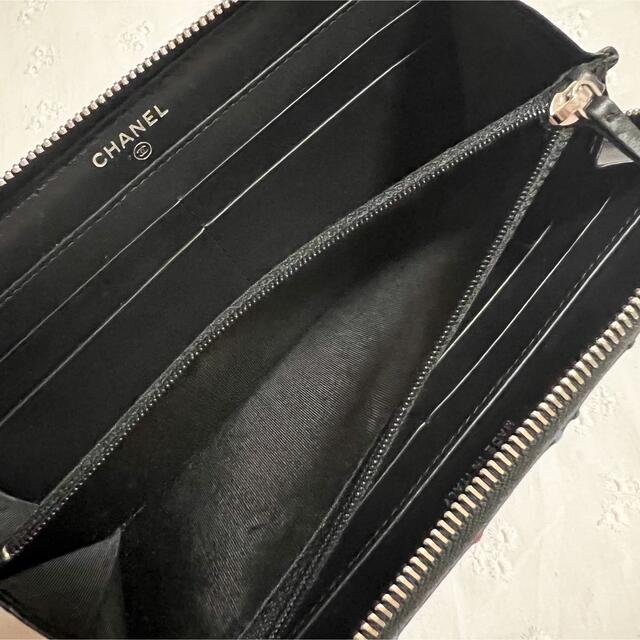 ◆稀少◆CHANEL 長財布 カラフルステッチ マルチカラー◆美品◆