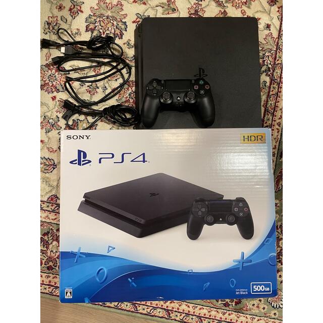 純正コントローラー⭕️PS4 CUH-2200A 500GB ジェットブラック