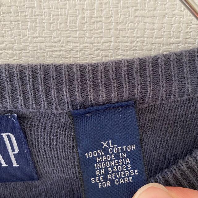 GAP - 90'sOLDGAPオールドギャップニットセーターメンズ長袖ネイビー紺