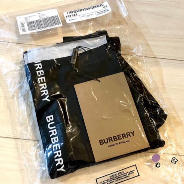 BURBERRY(バーバリー)の新品 BURBERRY バーバリー ロゴ ストレッチ コットン レギンス 10Y キッズ/ベビー/マタニティのキッズ服女の子用(90cm~)(パンツ/スパッツ)の商品写真