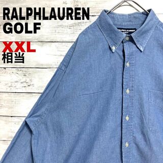 Ralph Lauren - v72 ラルフローレンゴルフ TILDEN BD長袖シャツ エンブレム刺繍