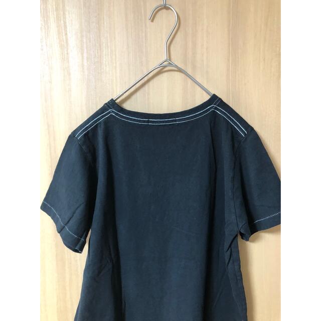 moussy(マウジー)のMOUSSY マウジー　RERUM GARMENT DYE Tシャツ　黒 レディースのトップス(Tシャツ(半袖/袖なし))の商品写真