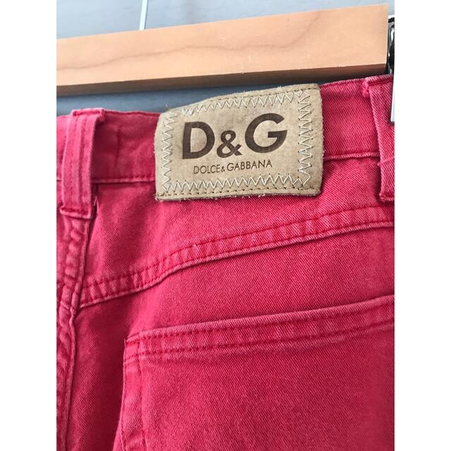 DOLCE&GABBANA(ドルチェアンドガッバーナ)のD&G チノパン ピンク レディース 24インチ サイズ38 レディースのパンツ(チノパン)の商品写真