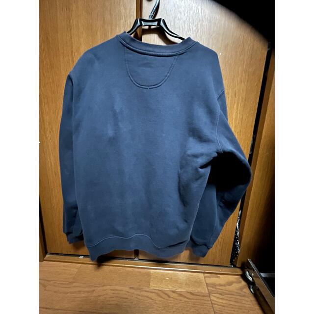 supreme crew neck スウェットトレーナーネイビーLサイズ