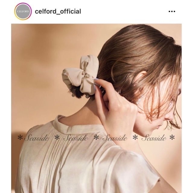 CELFORD(セルフォード)の美品♡22年新作　セルフォード　プリーツワンピース　完売品　定価27,500円　 レディースのワンピース(ひざ丈ワンピース)の商品写真