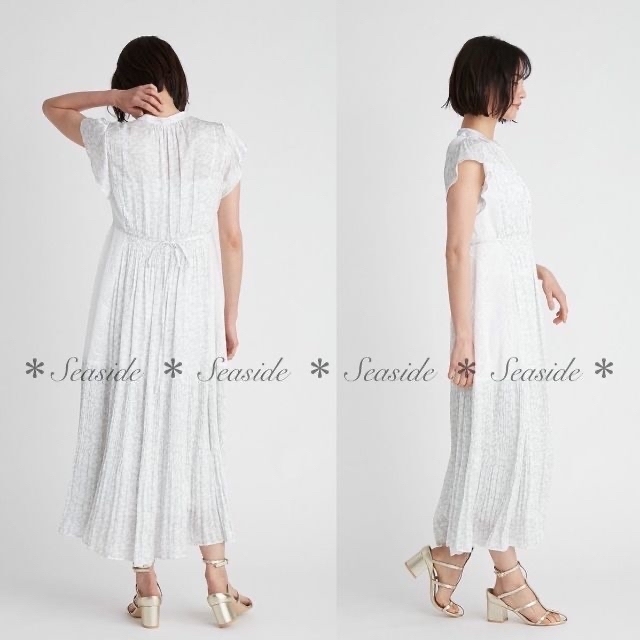 美品♡22年新作 セルフォード プリーツワンピース 完売品 定価27,500円