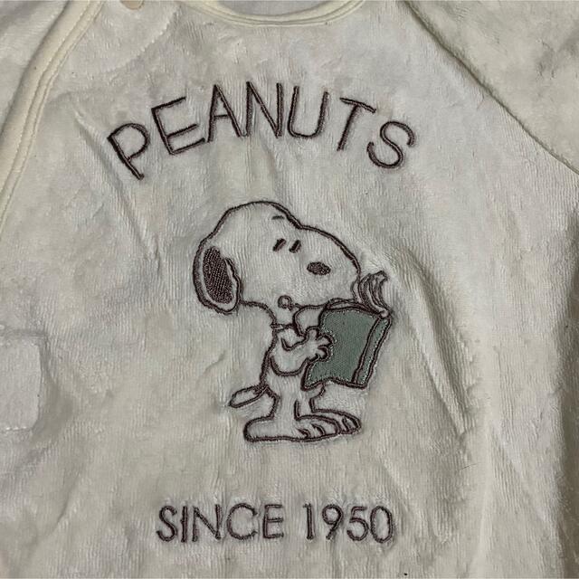 PEANUTS(ピーナッツ)のスヌーピー ロンパース キッズ/ベビー/マタニティのベビー服(~85cm)(ロンパース)の商品写真