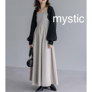 ミスティック(mystic)の【mystic】ボレロベアワンピースSET(ロングワンピース/マキシワンピース)