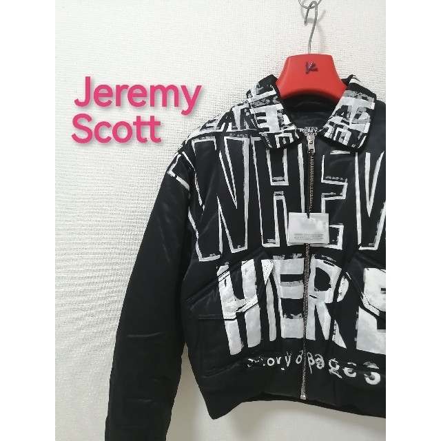 ★新品・レディース★【 Jeremy Scott 】中綿フライトジャケット　黒