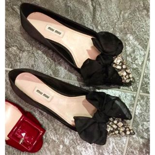 ミュウミュウ バレエシューズ(レディース)の通販 400点以上 | miumiuの