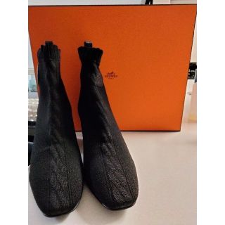 エルメス(Hermes)のHERMES　ヴォルヴェール　37.5　ブラック(ブーツ)