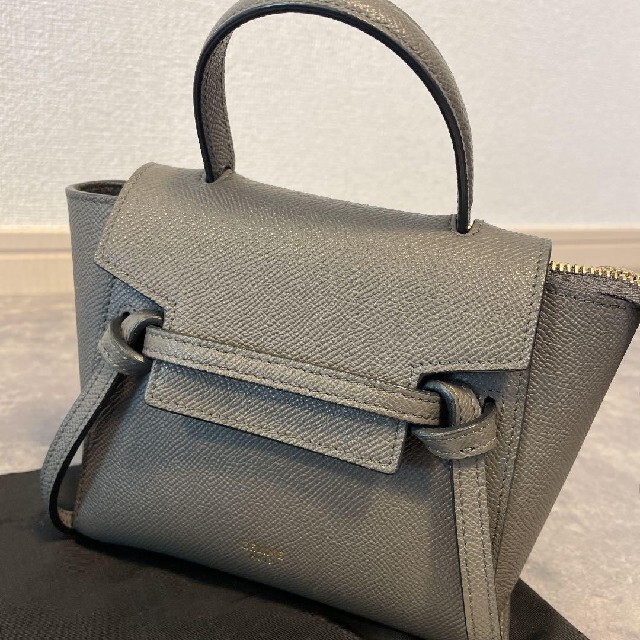 正規品販売! celine - ベルトバッグ ピコ グレー CELINE ショルダー